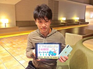 千葉県浦安市でのiPhone11の画面交換修理３