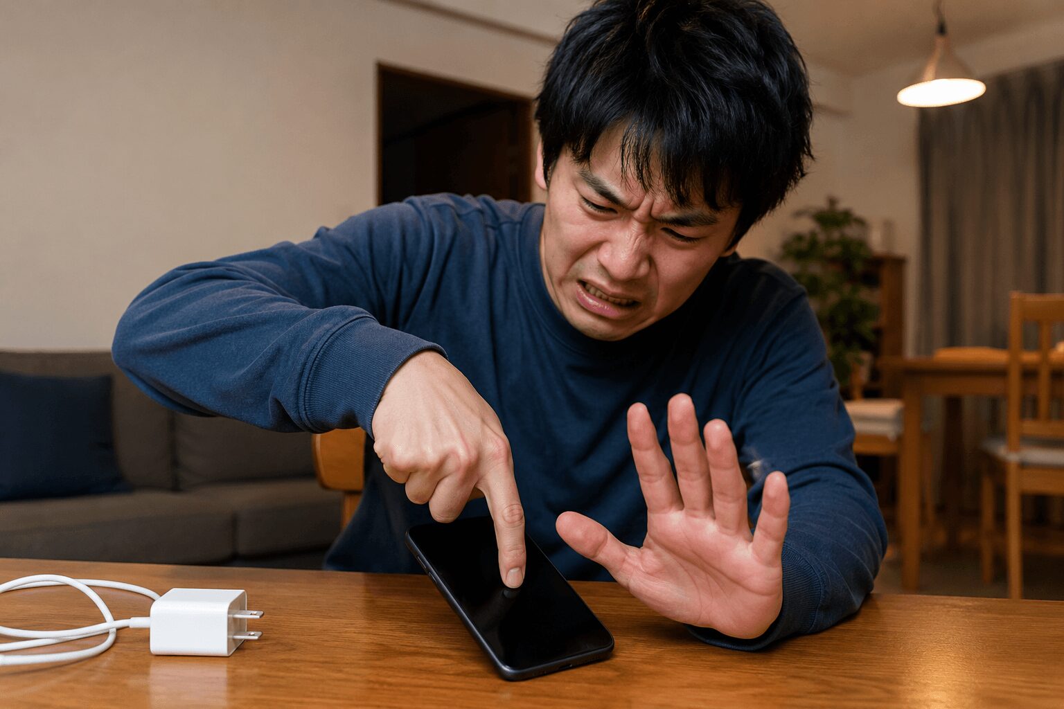 画面が反応しないときにやってはいけないNG行動