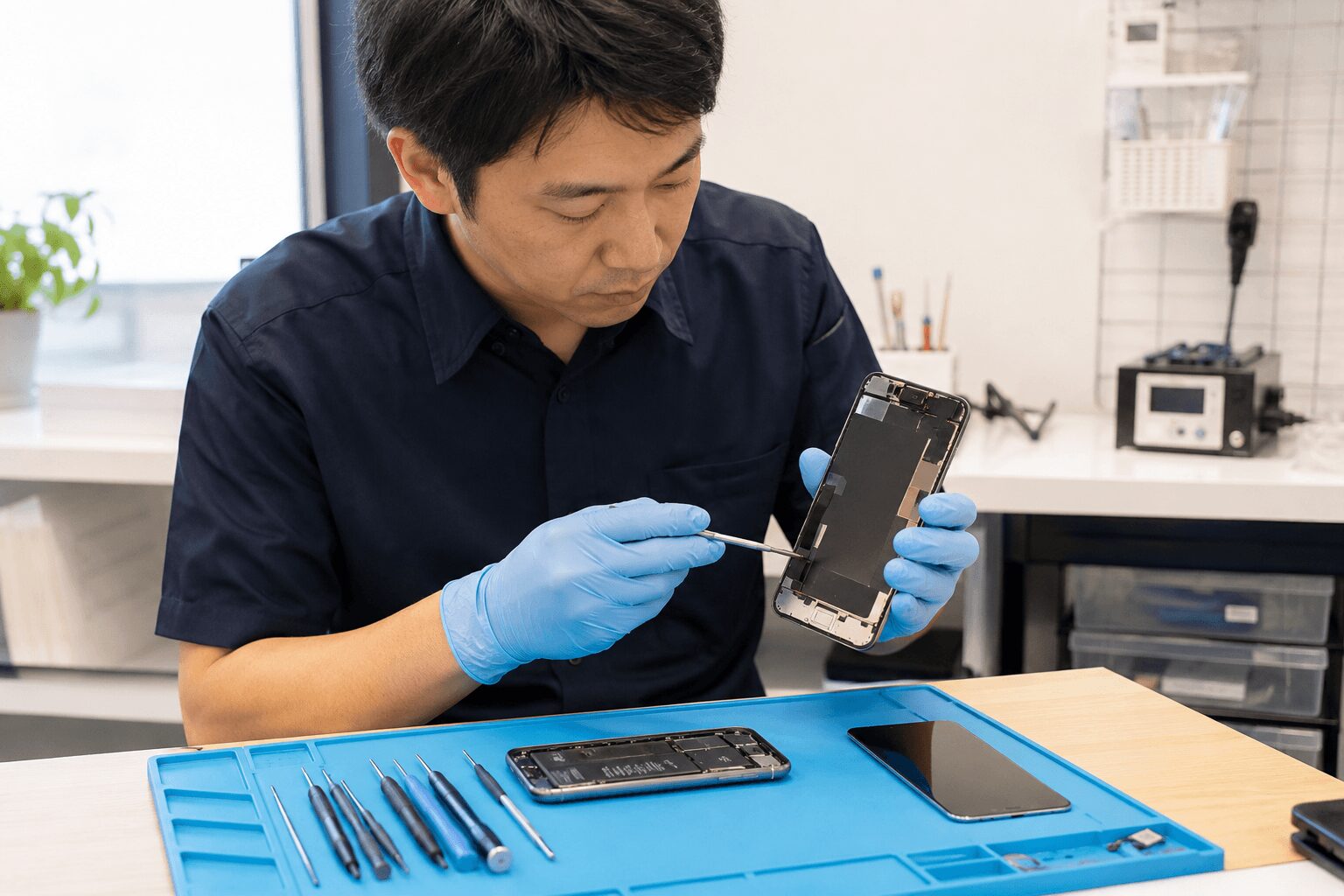 スマホの液晶漏れは修理できる?修理方法を解説