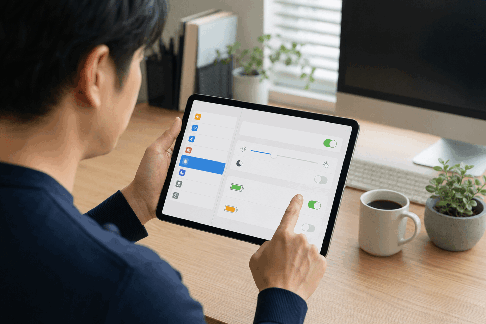 iPadのバッテリー最大容量を確認する方法