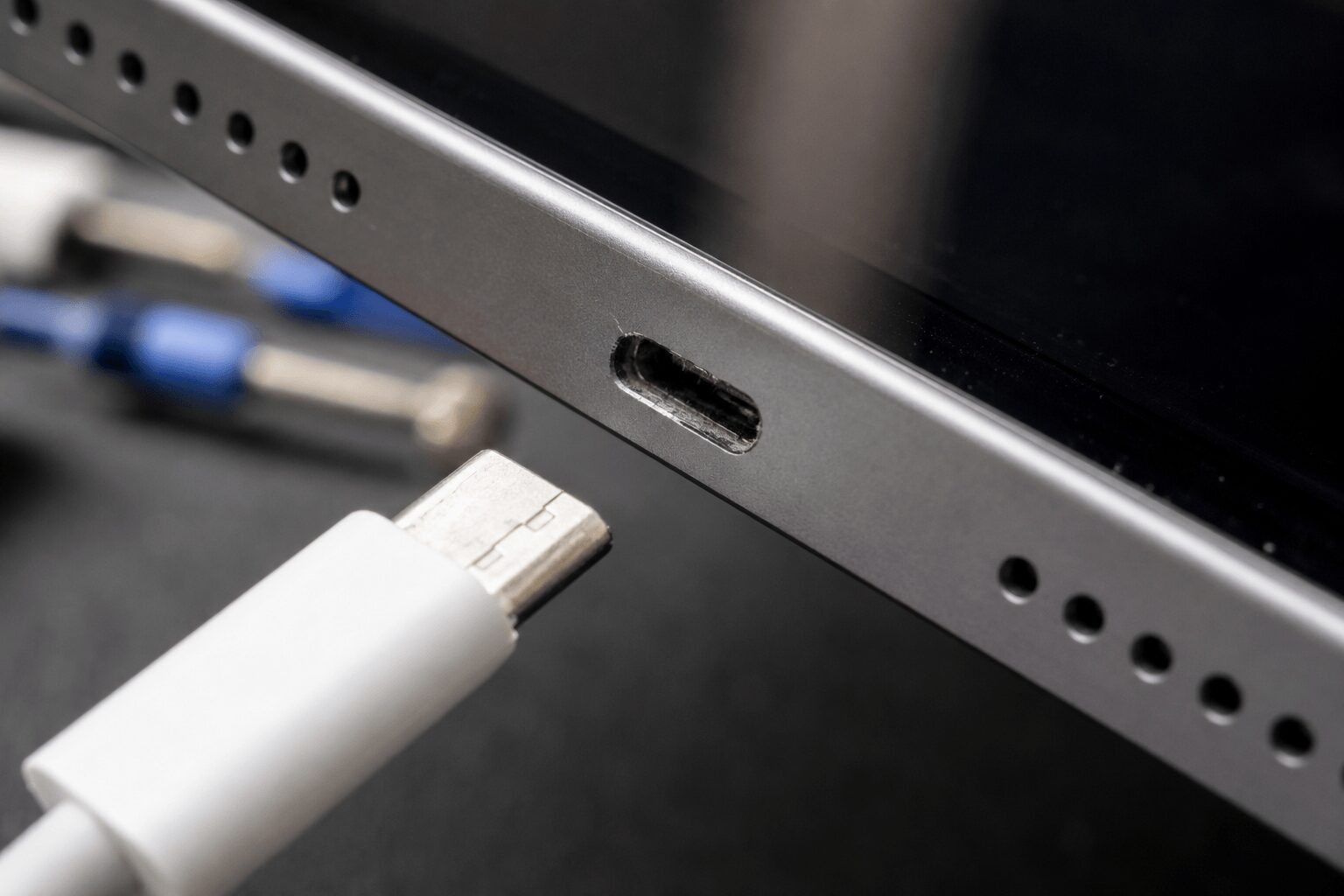 iPadの充電口が故障しているサイン
