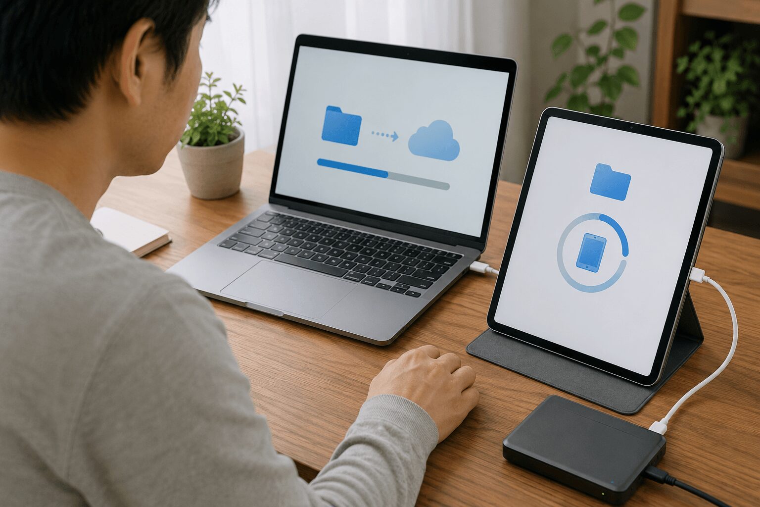 修理前に確認したいデータバックアップの方法