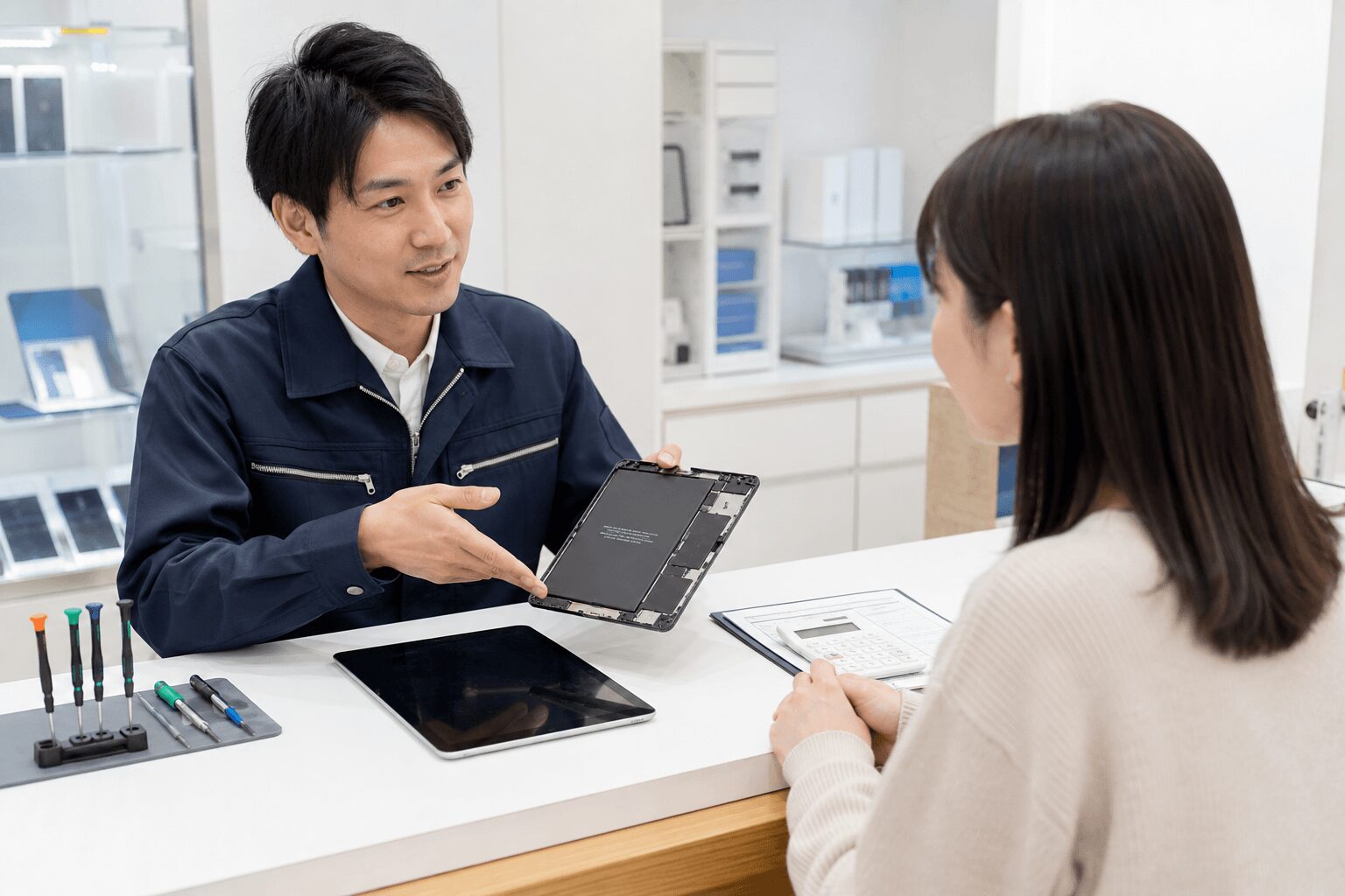 iPadのバッテリー交換を依頼できるサービスと費用相場