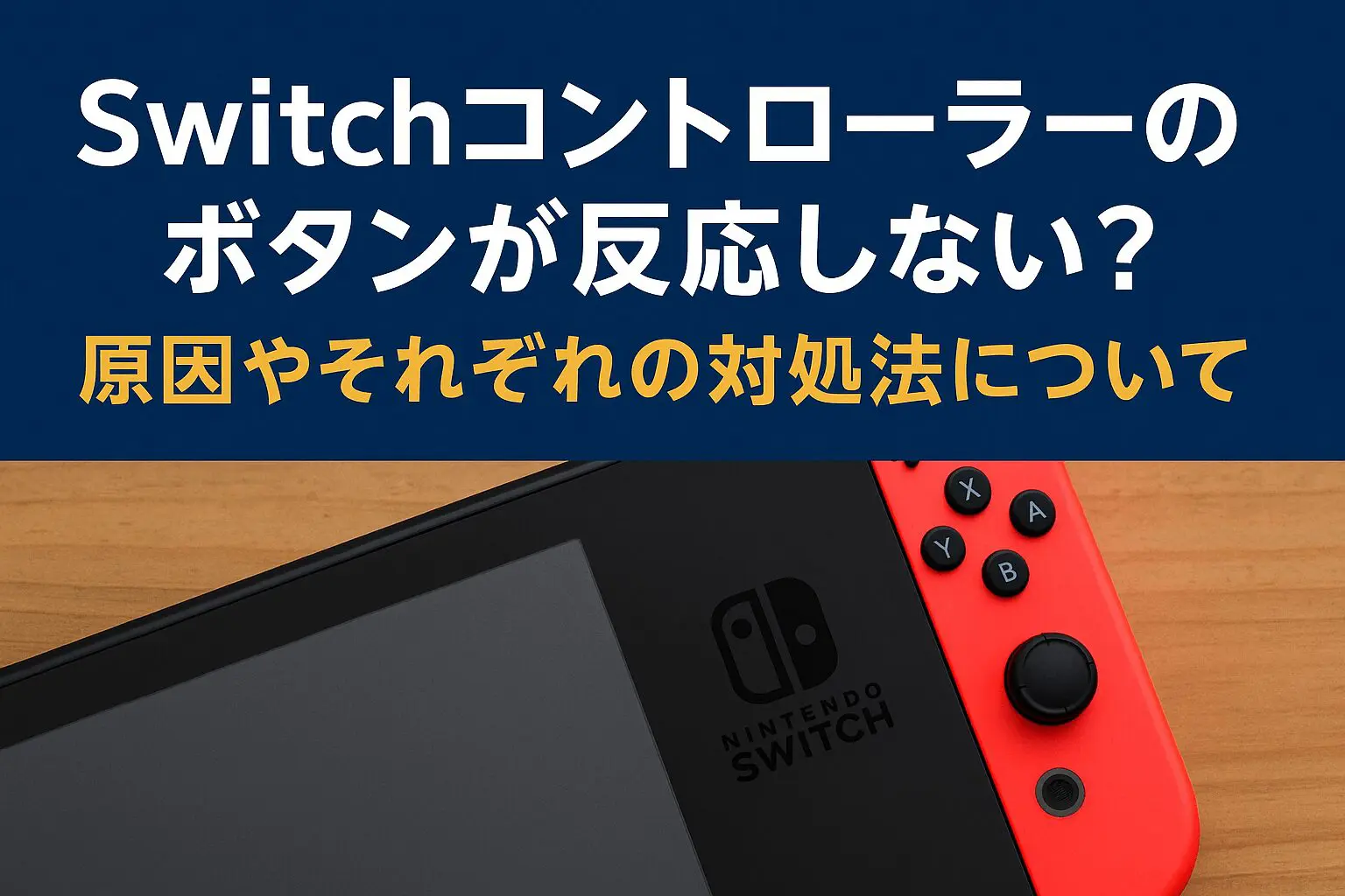 Switchコントローラーのボタンが反応しない？原因やそれぞれの対処法について