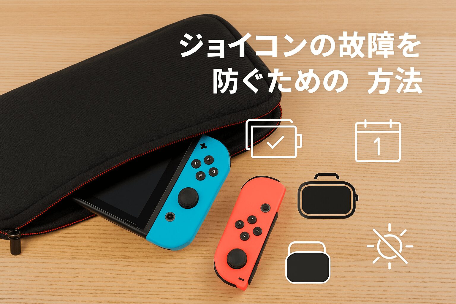 ジョイコンの故障を防ぐための方法