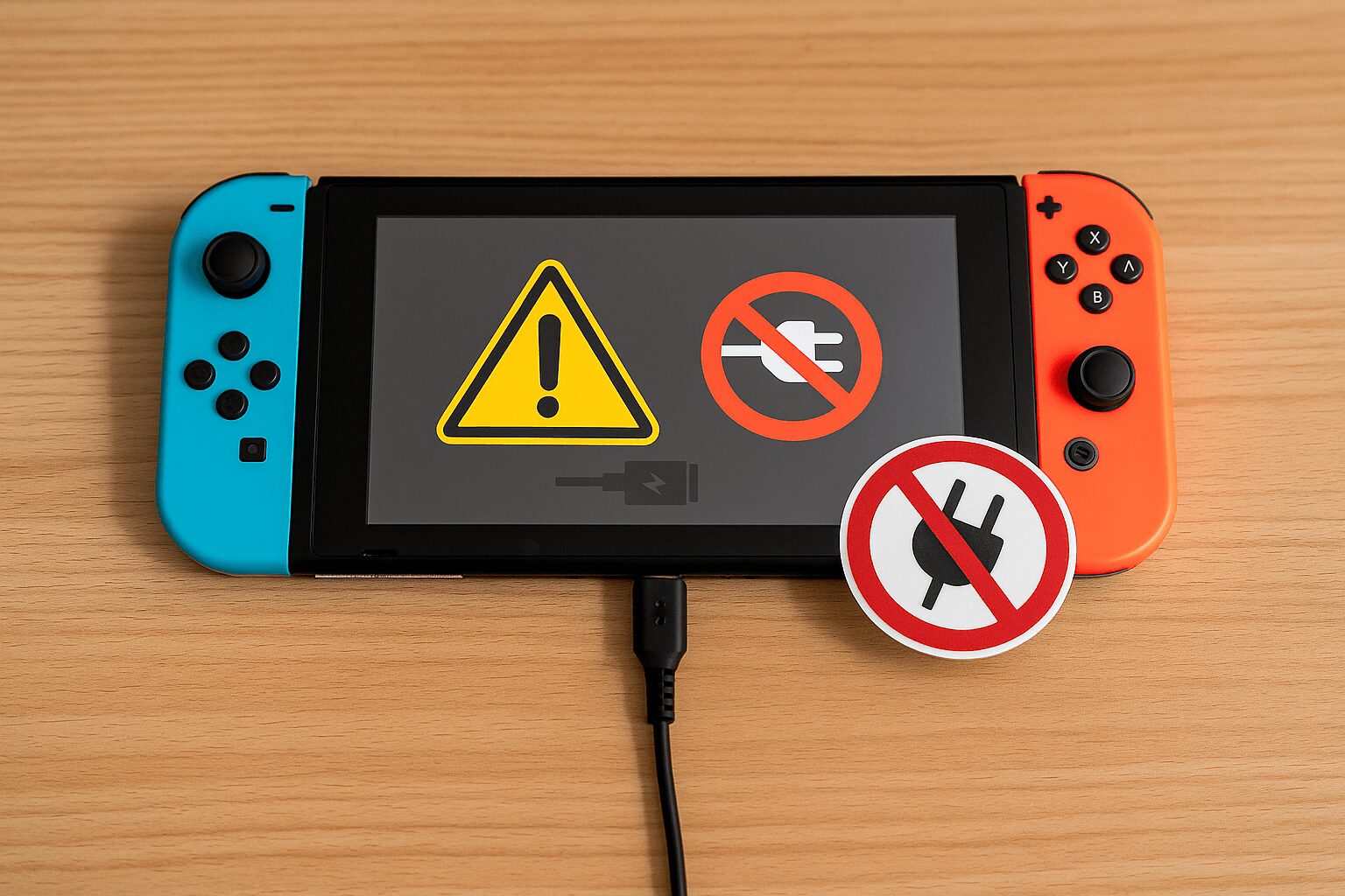 Nintendo Switchを充電する際の注意点