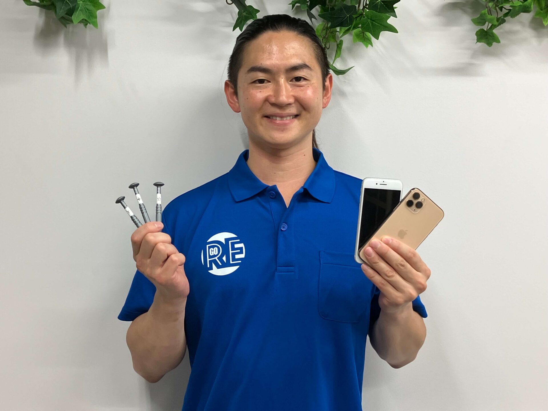 スマホ修理店「ゴーリペア」福岡支店の店長