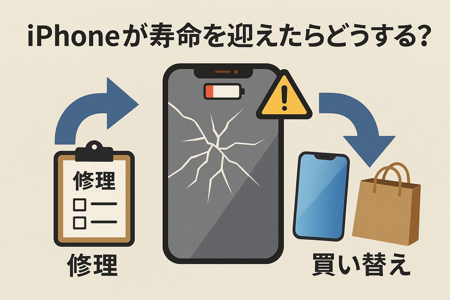 iPhoneが寿命を迎えたらどうする？