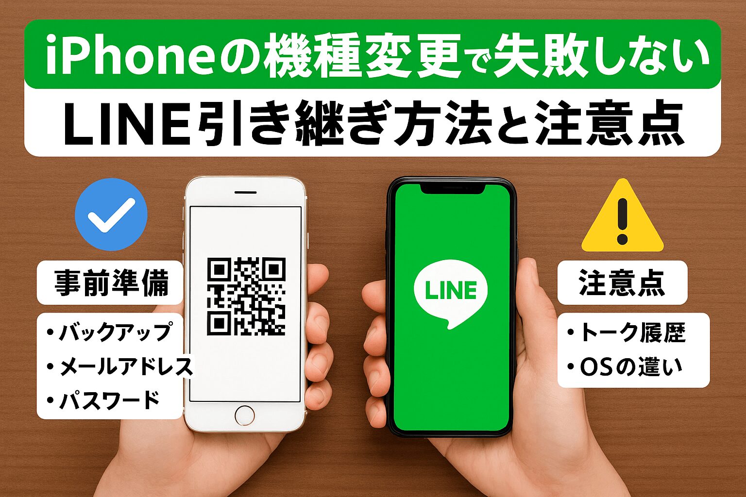 iPhoneの機種変更で失敗しないLINE引き継ぎ方法と注意点