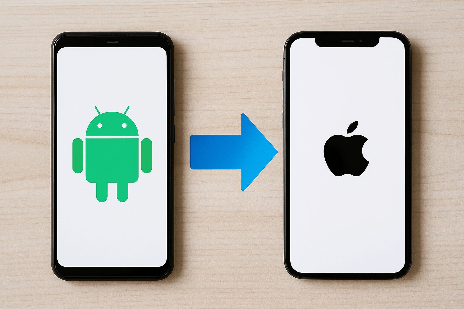 AndroidからiPhoneへ完全移行ガイド!できないデータと注意点