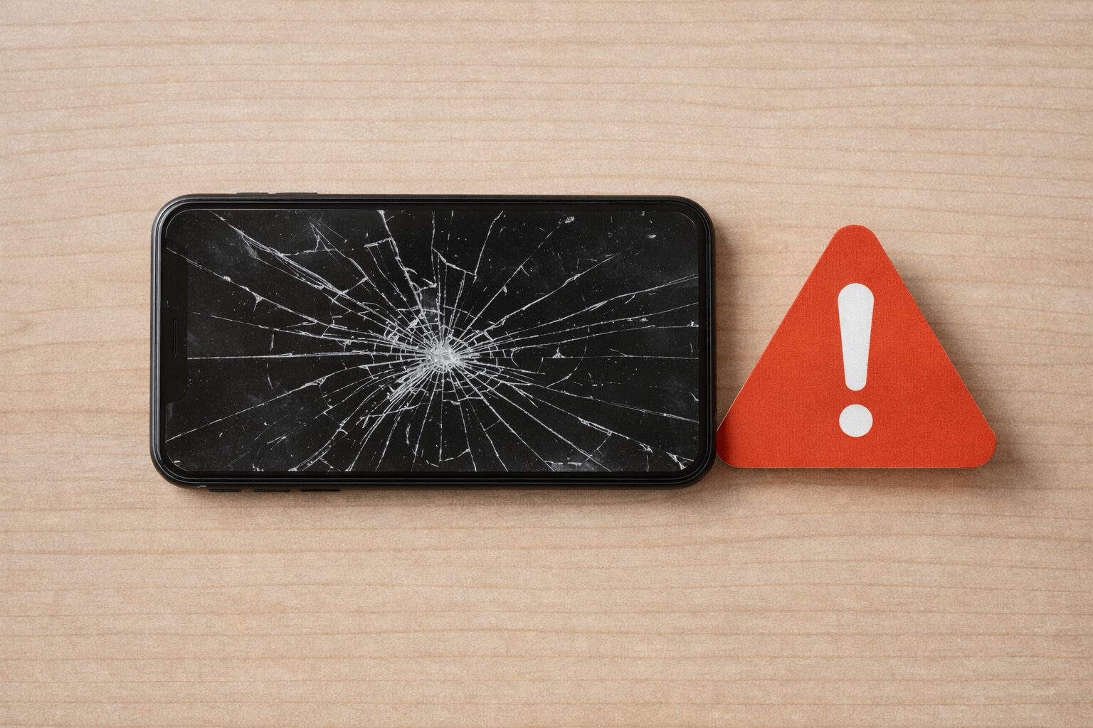 iPhone11の画面が割れた状態を放置してはいけない