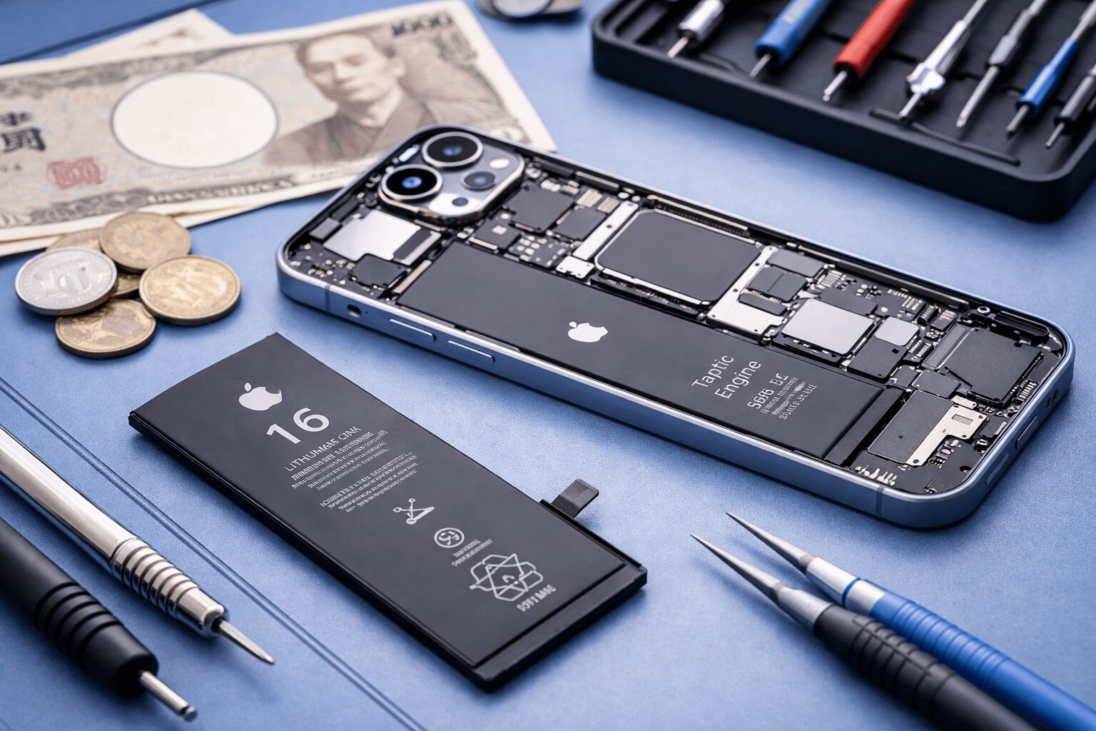 iPhone16のバッテリー交換はいくら？料金相場と交換時期を解説|ゴーリペア