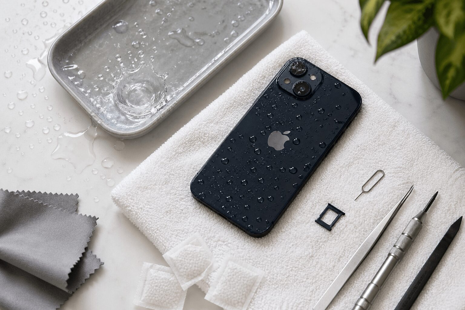 iPhone14が水没した時の対処法｜応急処置と修理方法を解説|ゴーリペア