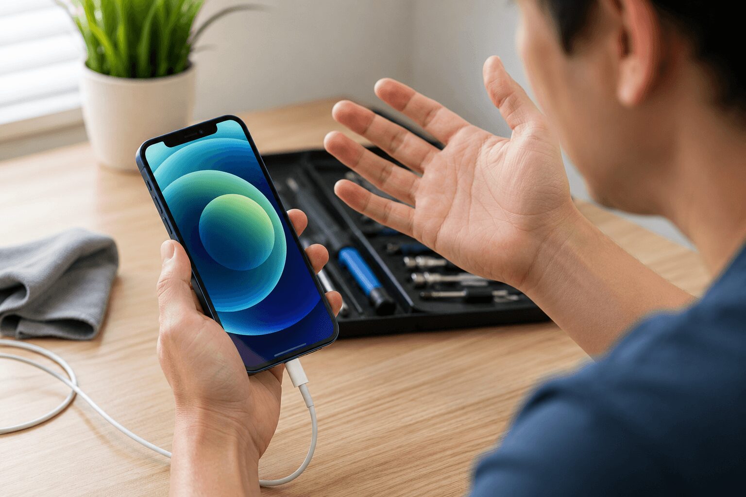 iPhone12のタッチが反応しない時の対策
