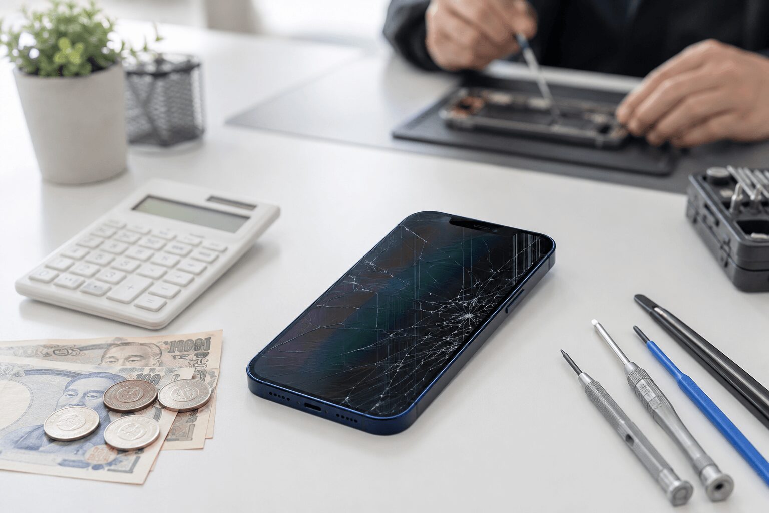 iPhone12のタッチパネル修理にかかる費用の相場