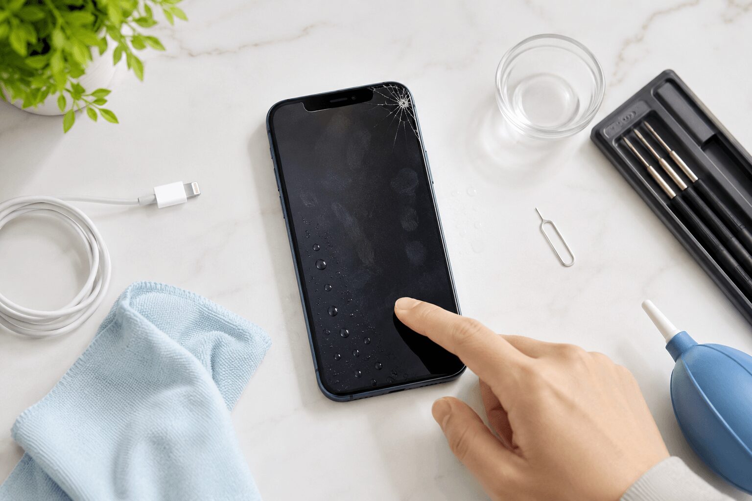 【状況別】iPhone12のタッチ操作ができなくなった時の対応