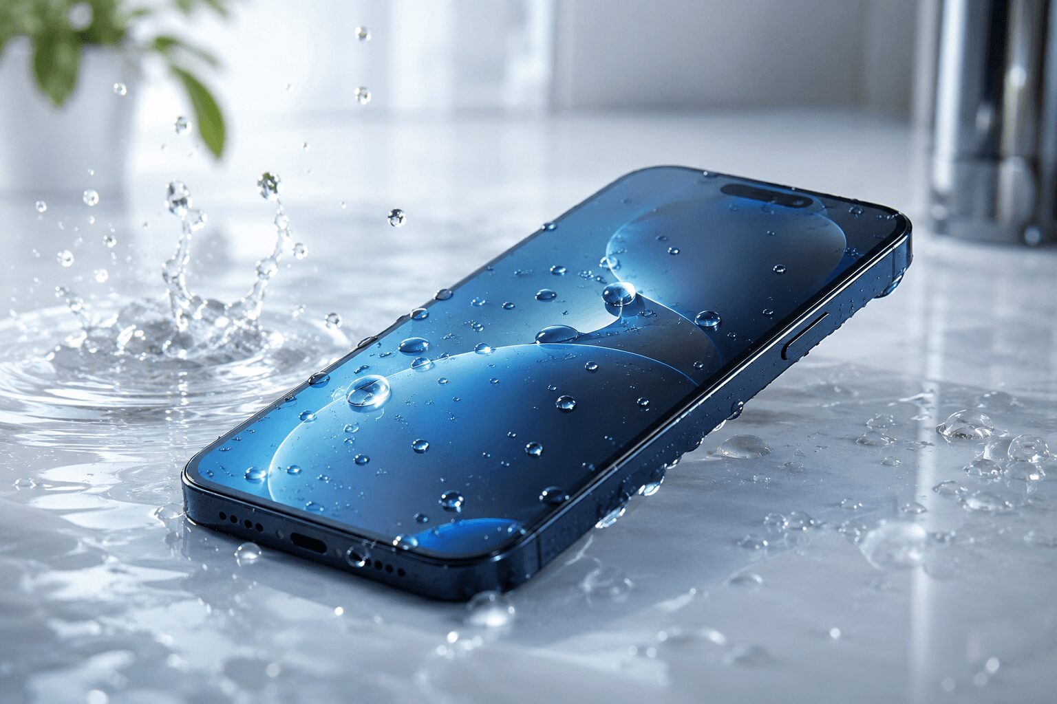 iPhone15はどこまで水に耐えられる?