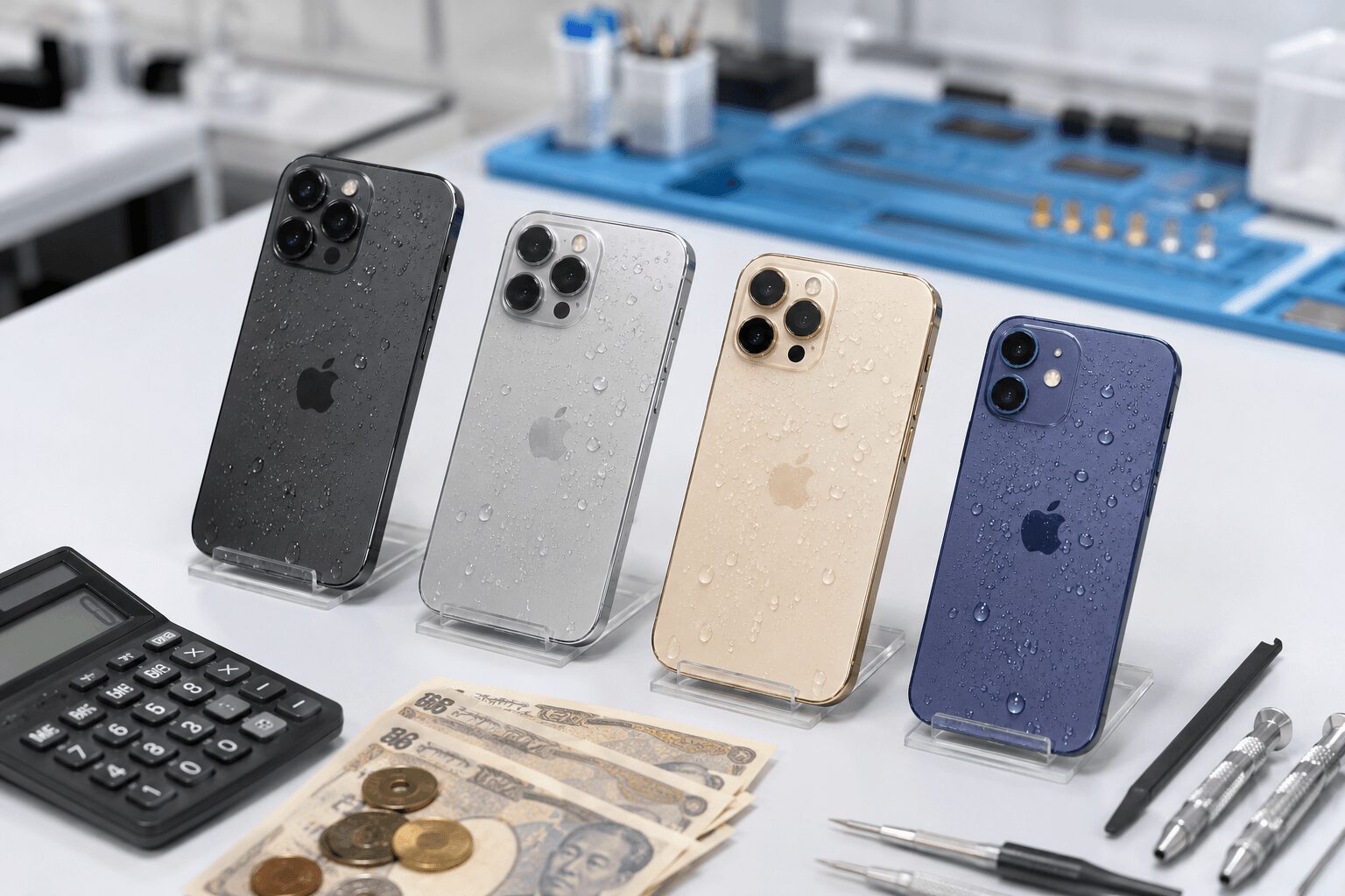 iPhone16モデル別・水没修理費用の目安