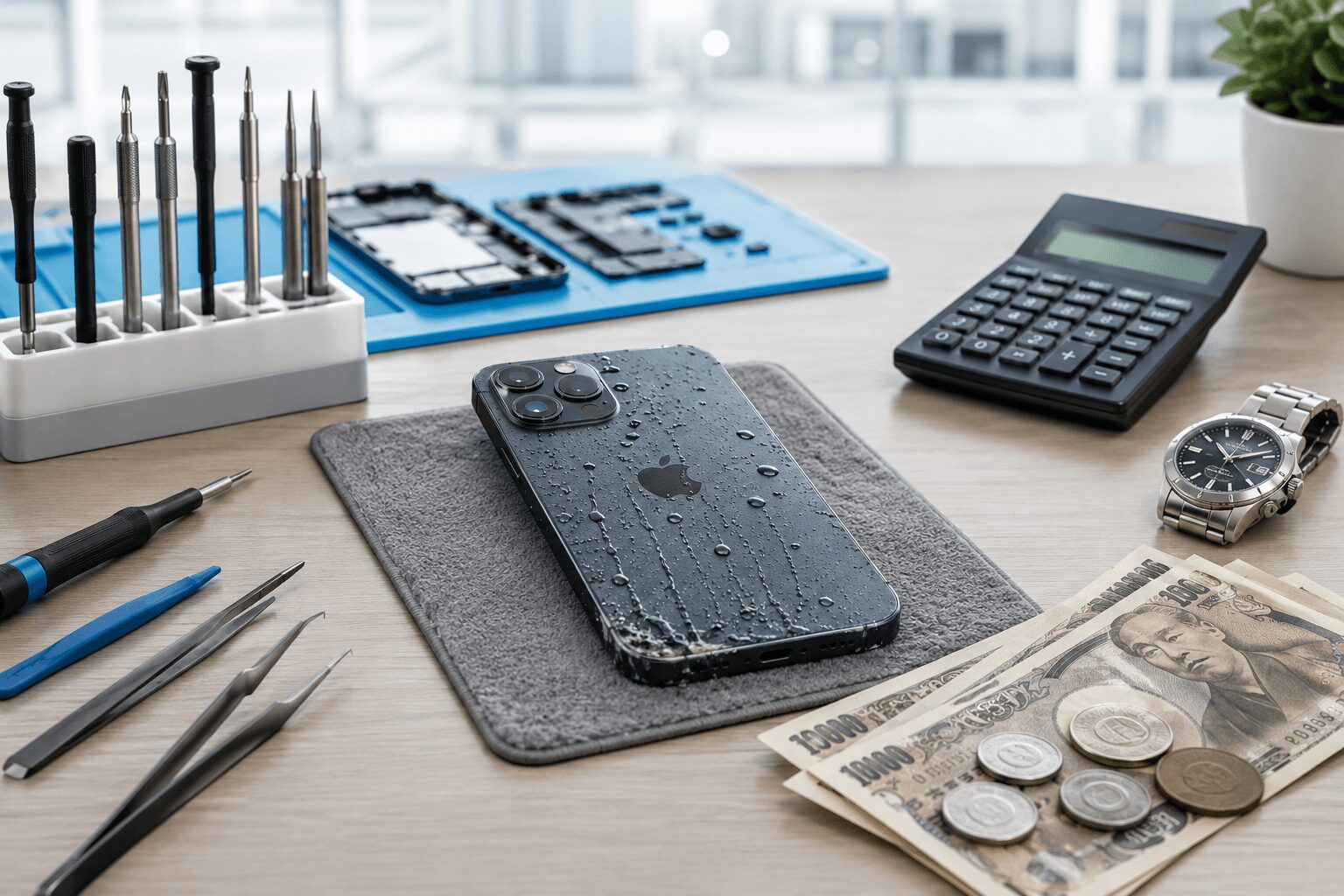 iPhone17の水没修理費用の目安と修理のタイミング