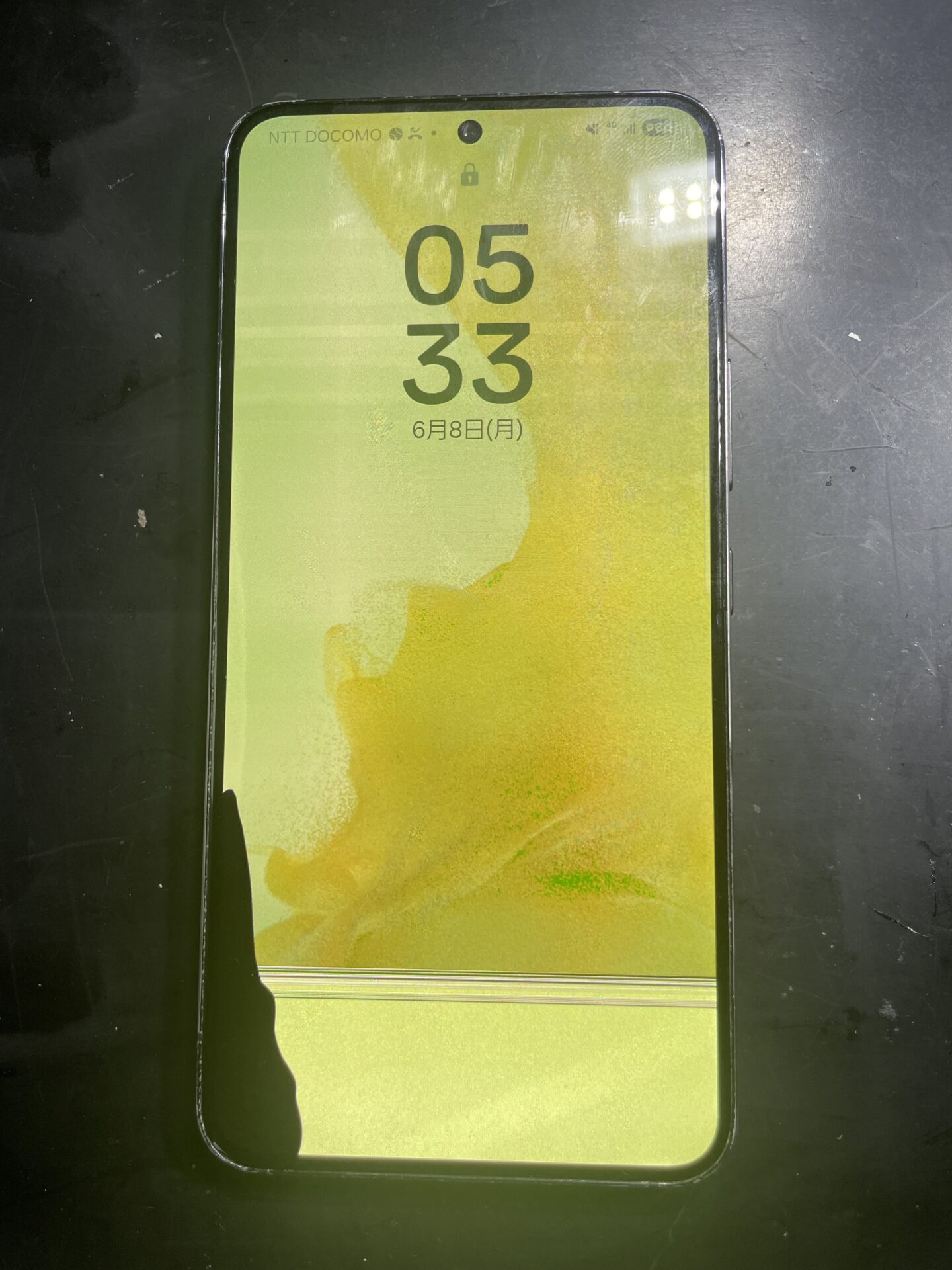 大阪市住之江区にてGALAXY A22の画面破損の修理 - ゴーリペア